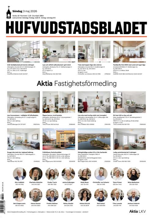 Hufvudstadsbladet 3.5.2026