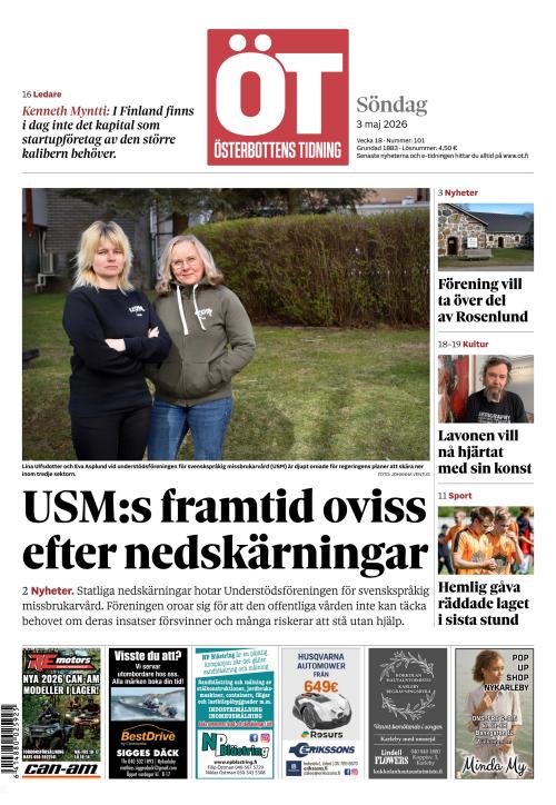 Österbottens Tidning 3.5.2026