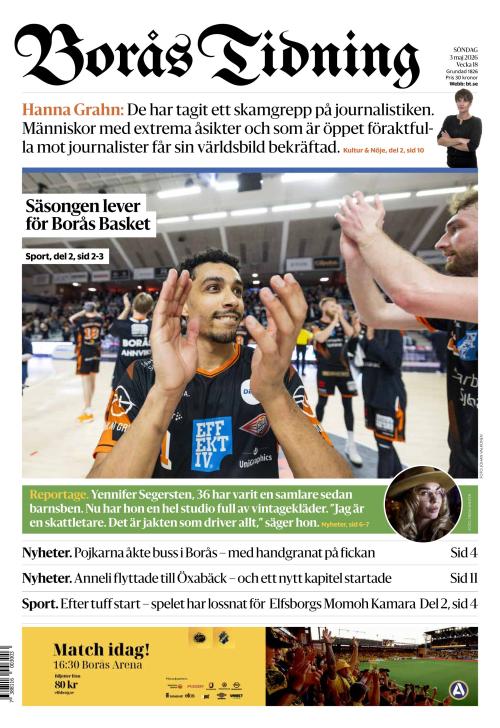 Borås Tidning 3.5.2026