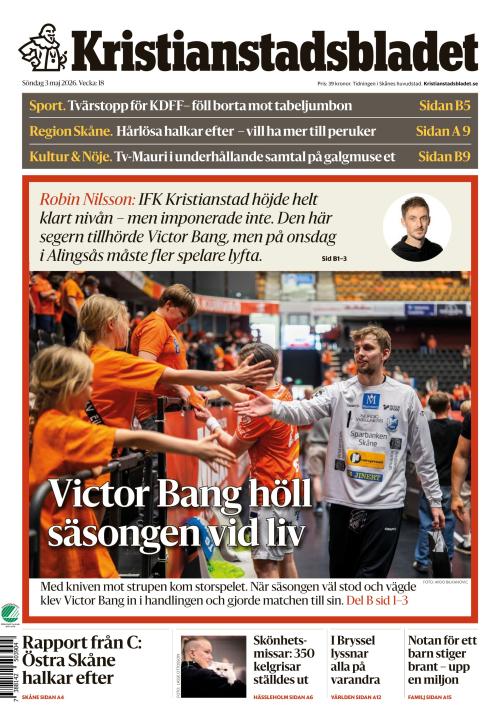 Kristianstadsbladet 3.5.2026