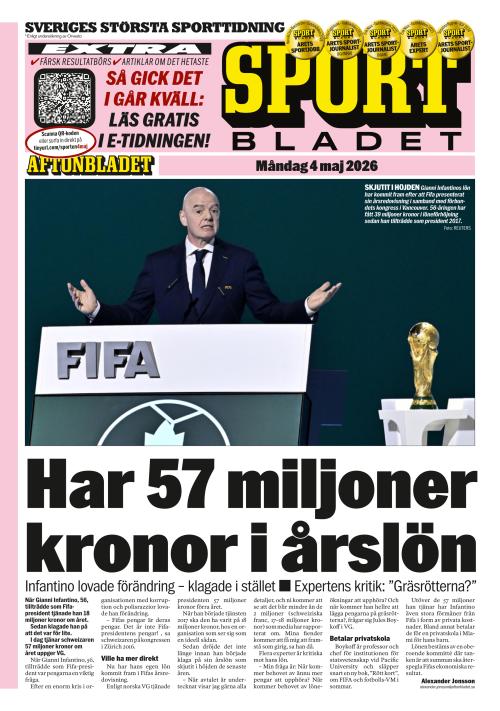 Aftonbladet Sportbladet 4.5.2026