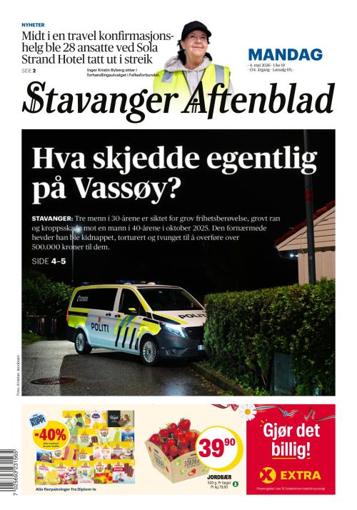 Stavanger Aftenblad 4.5.2026