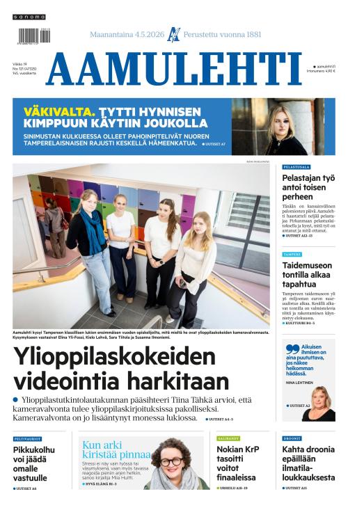 Aamulehti 4.5.2026