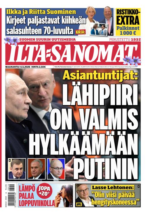 Ilta-Sanomat 4.5.2026