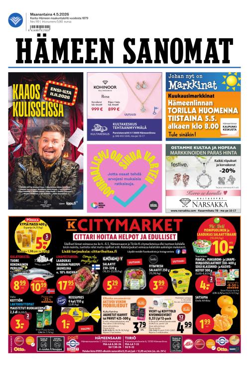 Hämeen Sanomat 4.5.2026