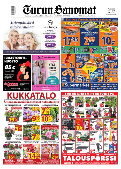 Turun Sanomat 4.5.2026