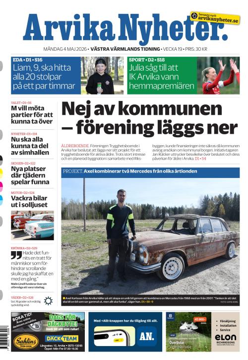 Arvika Nyheter 4.5.2026