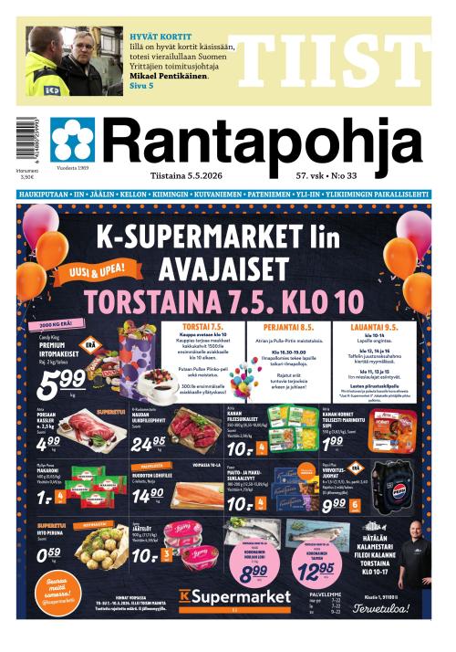 Rantapohja 5.5.2026