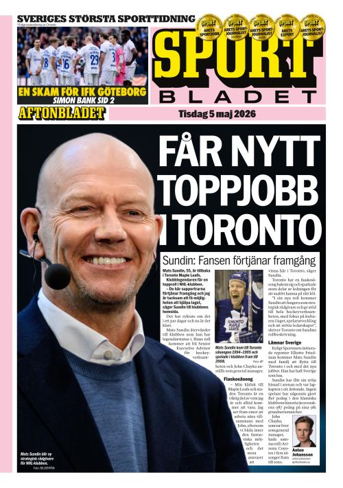 Aftonbladet Sportbladet 5.5.2026