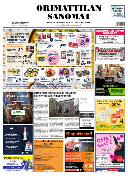 Orimattilan Sanomat 5.5.2026