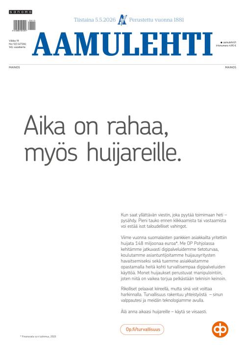 Aamulehti 5.5.2026