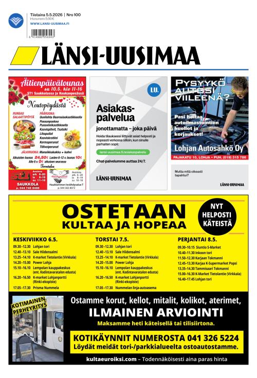 Länsi-Uusimaa 5.5.2026