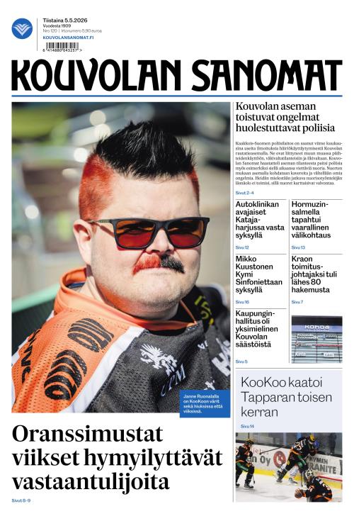 Kouvolan Sanomat 5.5.2026