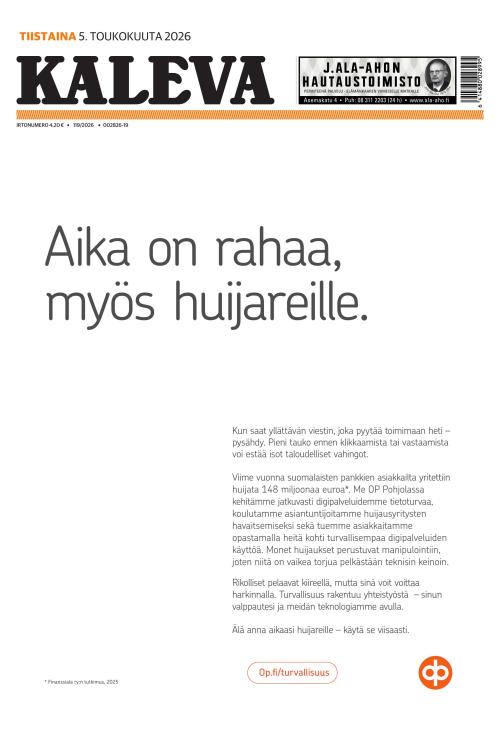 Kaleva 5.5.2026