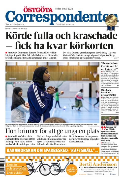 Östgöta Correspondenten 5.5.2026