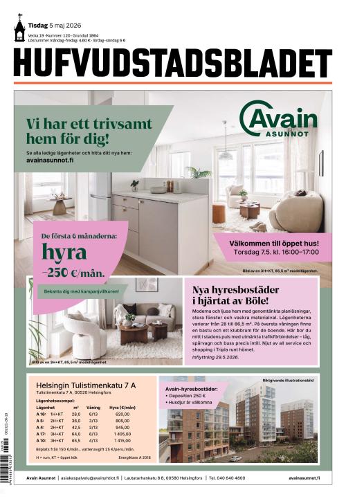 Hufvudstadsbladet 5.5.2026