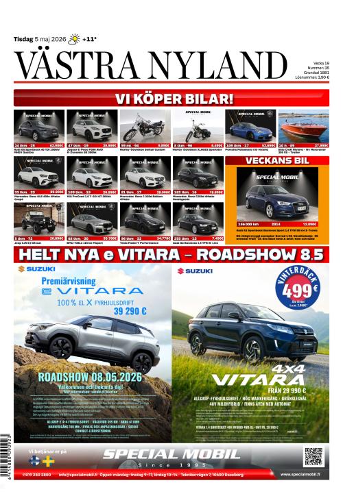 Västra Nyland 5.5.2026