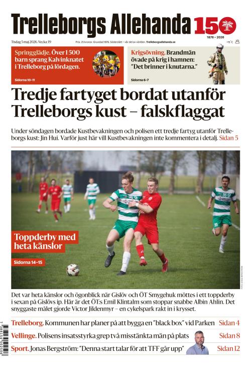 Trelleborgs Allehanda 5.5.2026