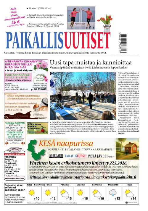 PaikallisUutiset 6.5.2026