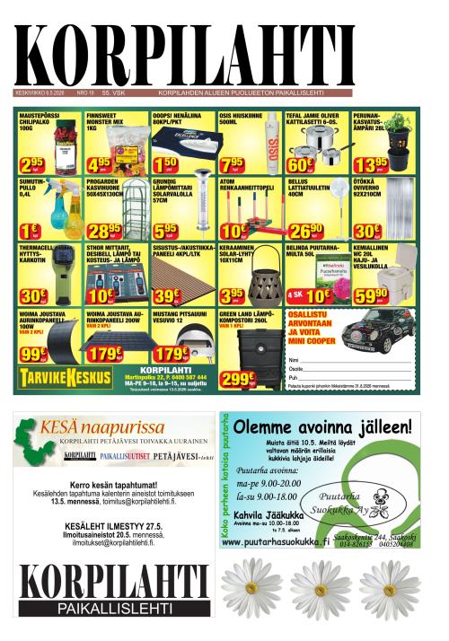 Korpilahti-lehti 6.5.2026