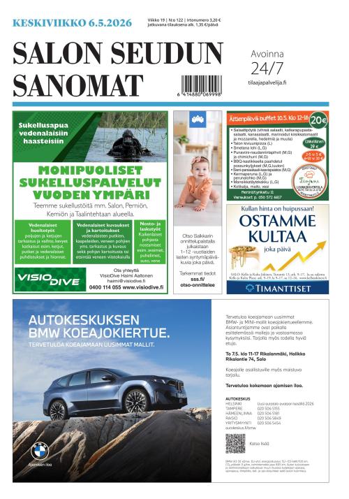 Salon Seudun Sanomat 6.5.2026
