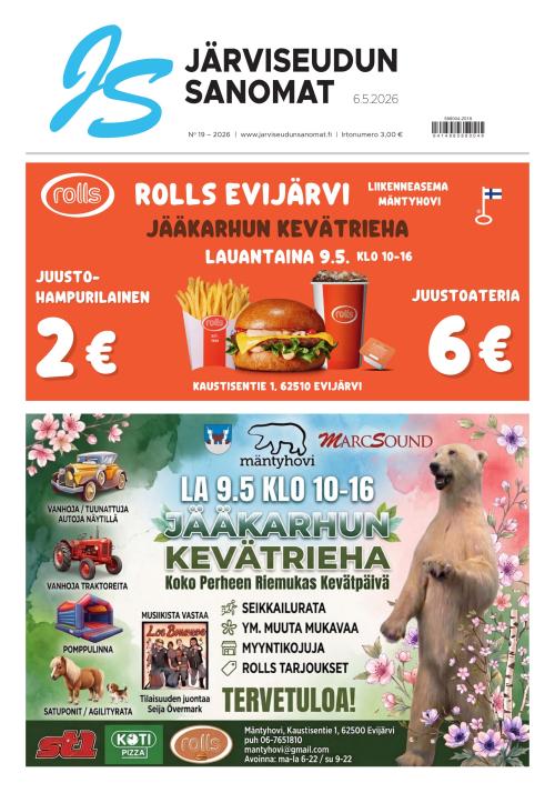 Järviseudun Sanomat 6.5.2026