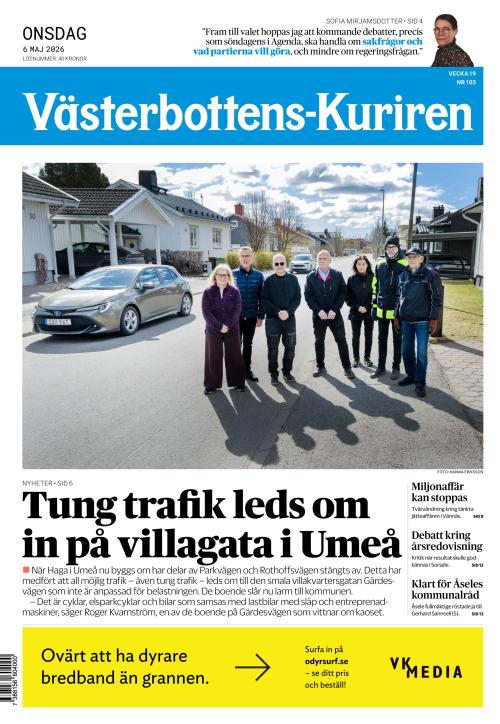 Västerbottens-Kuriren (SE) 6.5.2026