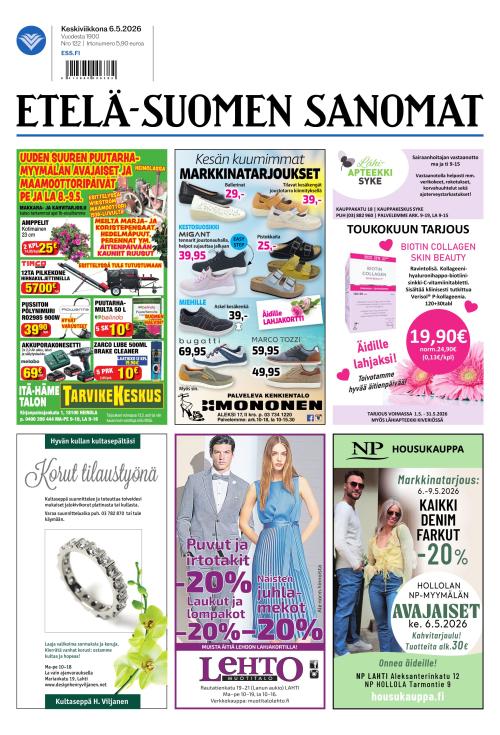 Etelä-Suomen Sanomat 6.5.2026