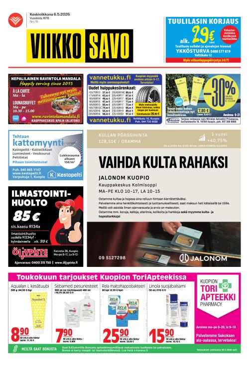 Viikkosavo 6.5.2026