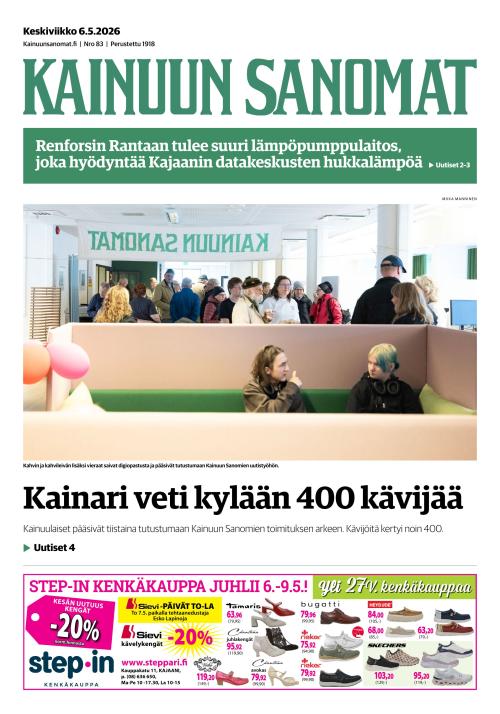 Kainuun Sanomat 6.5.2026