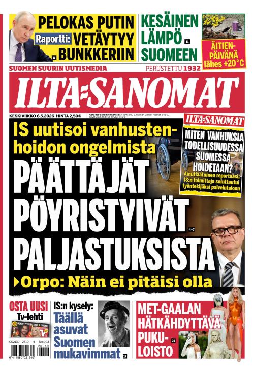 Ilta-Sanomat 6.5.2026