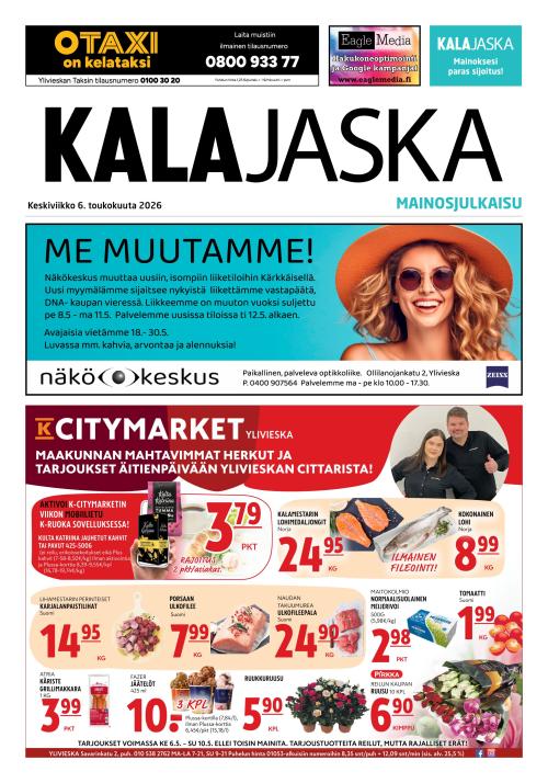 Kalajokilaakso ja Kalajaska 6.5.2026