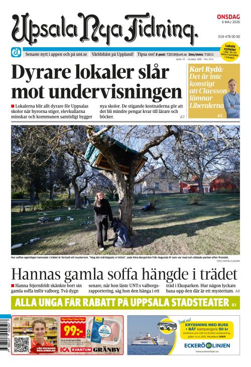 Upsala Nya Tidning 6.5.2026