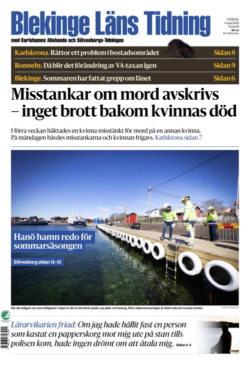 Blekinge Läns Tidning 6.5.2026