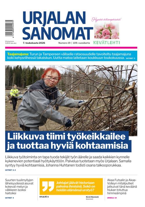 Urjalan Sanomat 7.5.2026