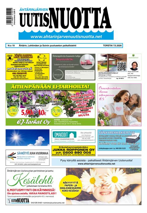 Ähtärinjärven Uutisnuotta 7.5.2026