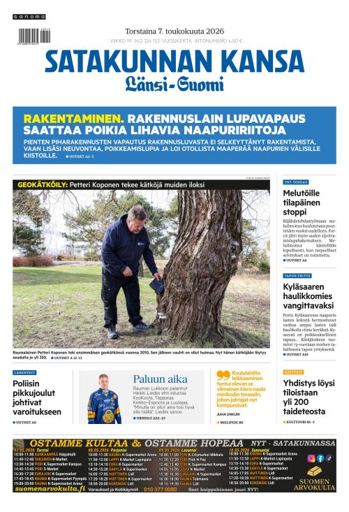 Satakunnan Kansa Länsi-Suomi 7.5.2026