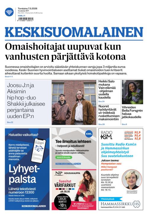 Keskisuomalainen 7.5.2026