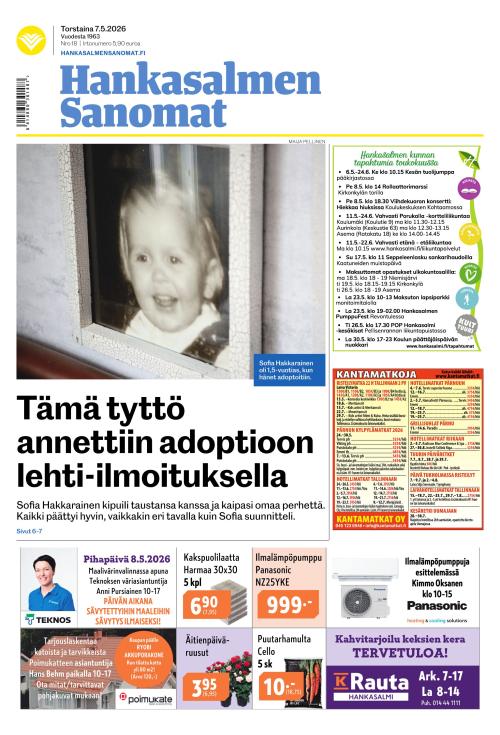 Hankasalmen Sanomat 7.5.2026