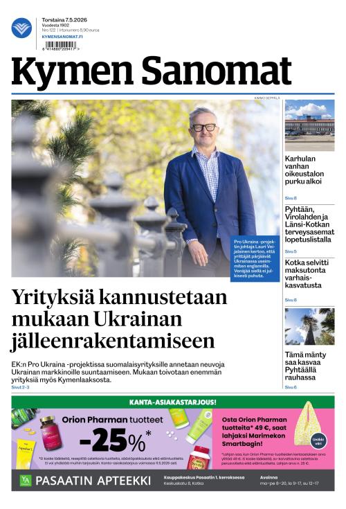 Kymen Sanomat 7.5.2026
