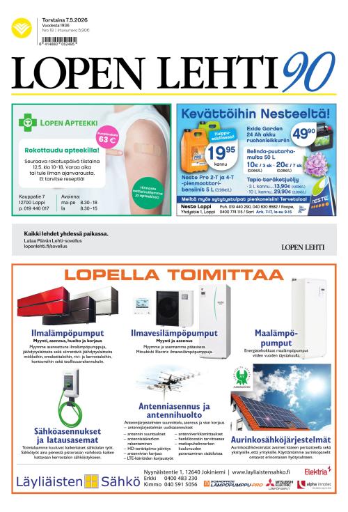 Lopen Lehti 7.5.2026
