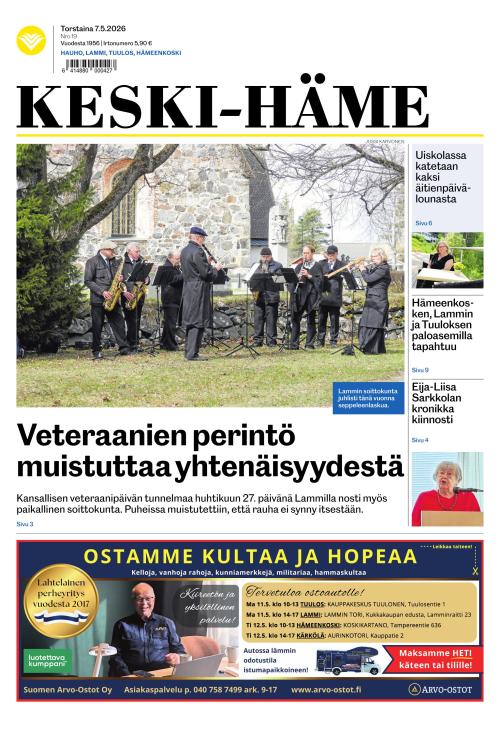 Keski-Häme 7.5.2026