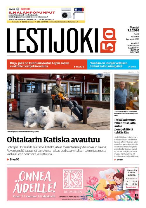 Lestijoki-lehti 7.5.2026