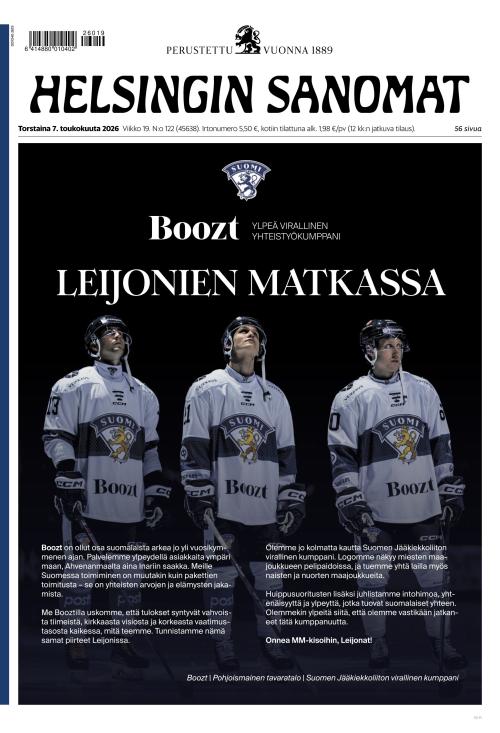 Helsingin Sanomat 7.5.2026