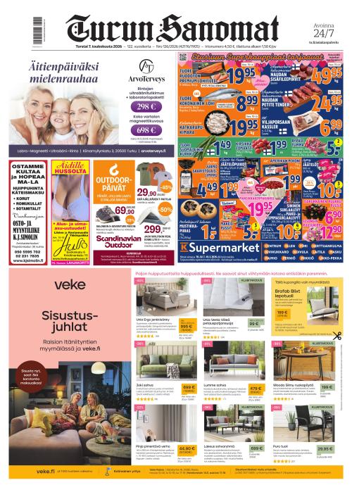 Turun Sanomat 7.5.2026
