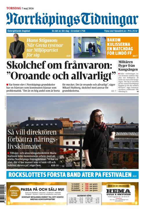 Norrköpings Tidningar 7.5.2026