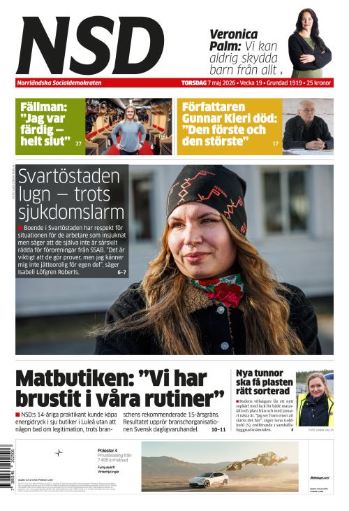Norrländska Socialdemokraten 7.5.2026