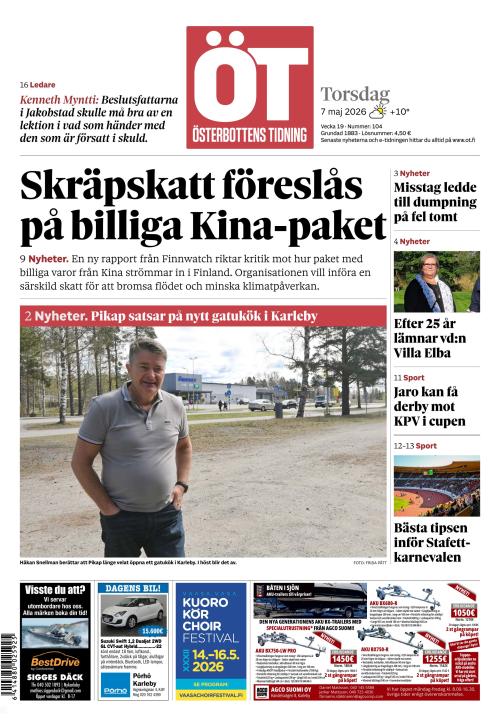 Österbottens Tidning 7.5.2026