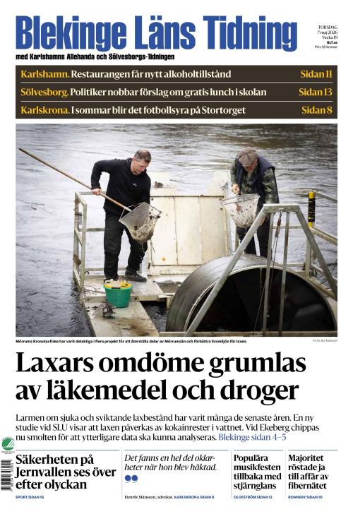 Blekinge Läns Tidning 7.5.2026