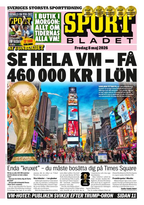 Aftonbladet Sportbladet 8.5.2026
